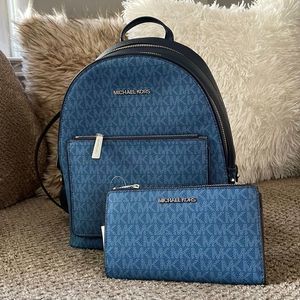 Michael Kors Backpack wallet bundle